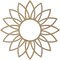 Ekena Millwork Daisy Wood Fretwork Pierced Ceiling Medallion, Hickory, 32"OD x 11 1/8"ID x 1/4"T CMWP32X32X0250DAHI - alternate 4